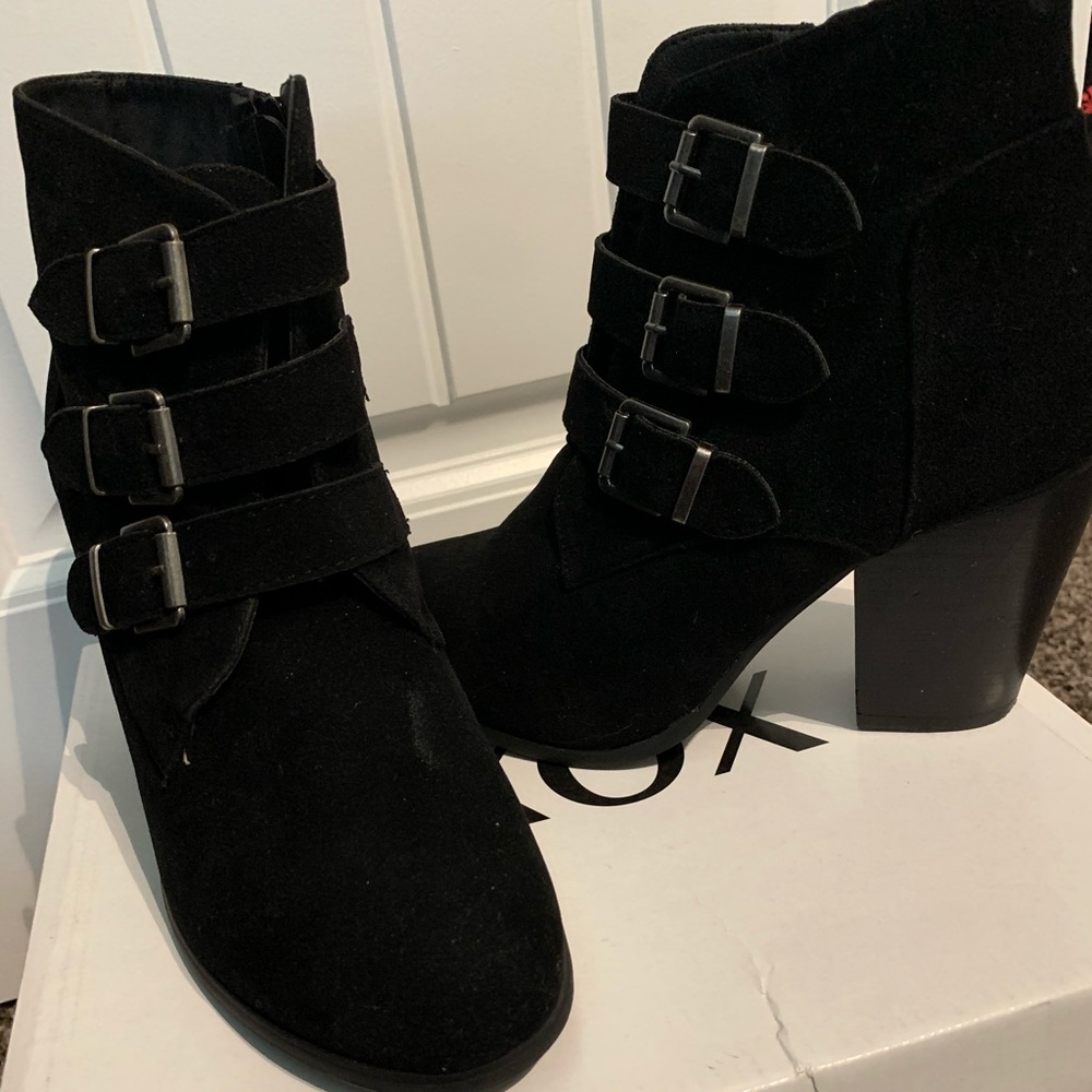 Black booties